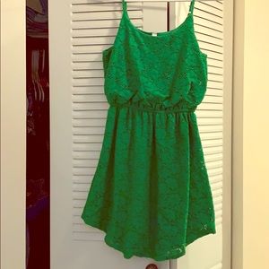 Green dress